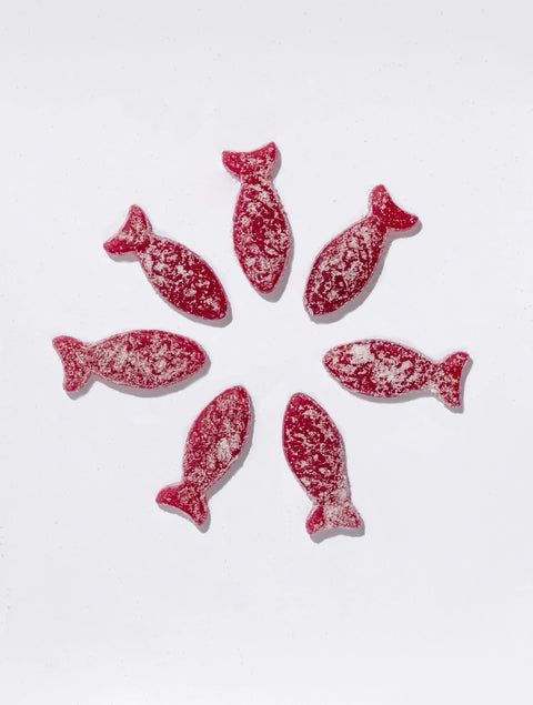 BonBon's Sour Blackberry Fish - Swedish Candy 5.2oz (150g)