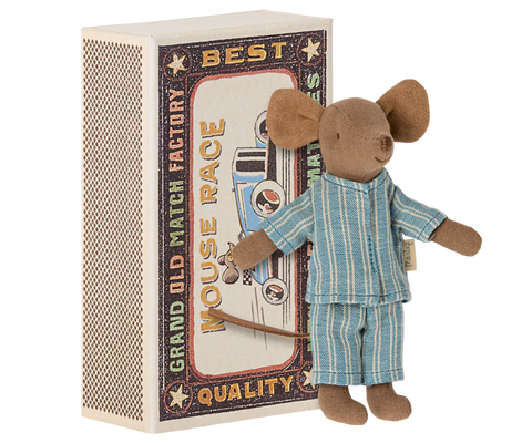 Big Brother Mouse in Box - Brown/PJs