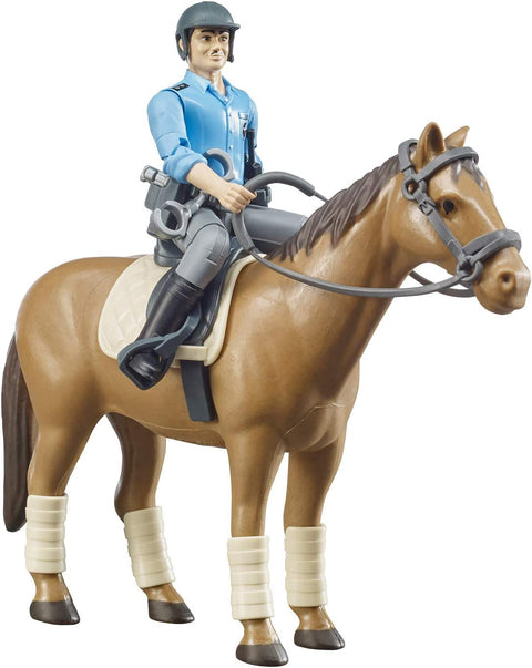 Bworld Policeman W/ Horse