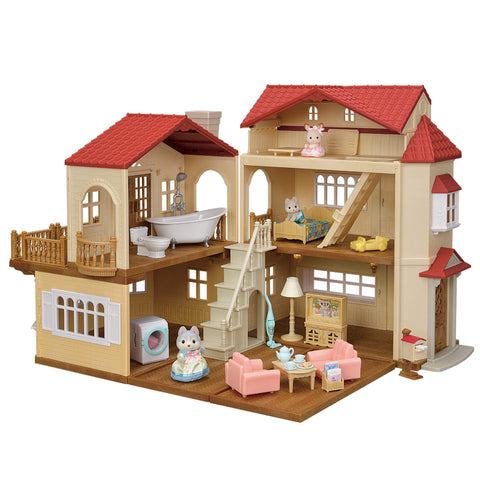 Red Roof Country Home Gift Set-Secret Attic Playroom-