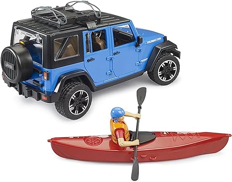 Wrangler Rubicon w Kayak and Figure