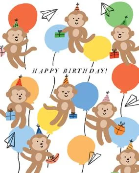 Birthday monkeys
