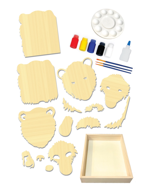 Get Stacked Paint & Puzzle Kit - Bear