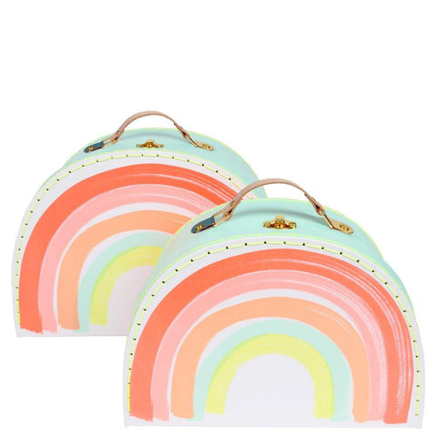 Rainbow Suitcases (set of 2)