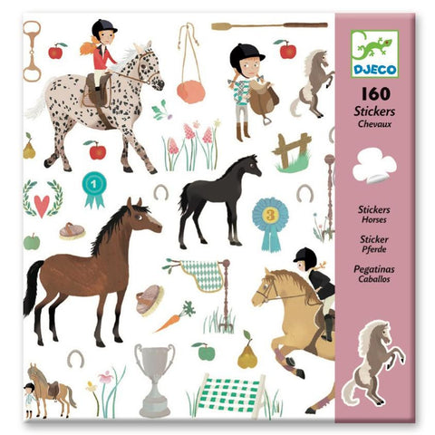 160 Stickers Chevaux- Horse