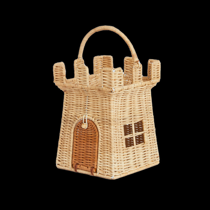 Olli Ella Rattan Castle Bag