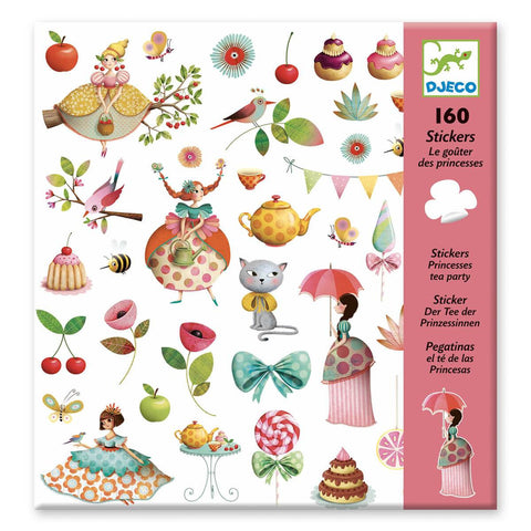 160 Stickers Princess Tea Party