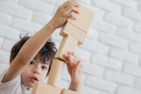 Wooden Blocks - 50 pcs Natural