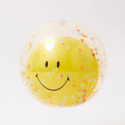 3D Inflatable Beach Ball Smiley