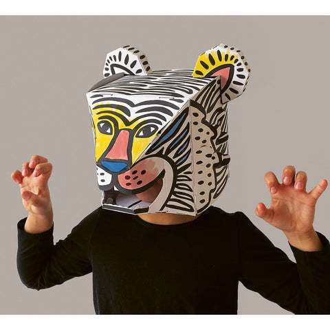 3D Mask Tiga - Tiger