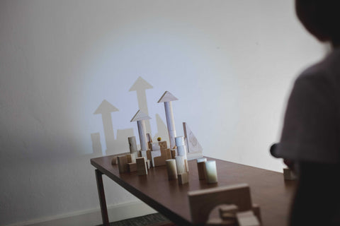 Wooden Blocks - 50 pcs Natural