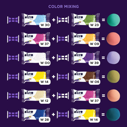 Colors Mix Air Clay (L Size)