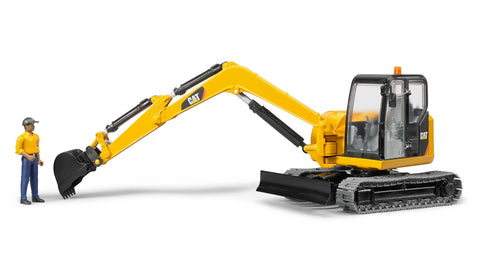 Bruder 02467 Cat® Mini Excavator with Worker