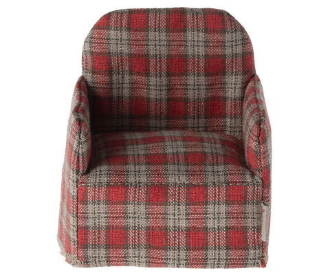 Chair, Mouse - Red checker