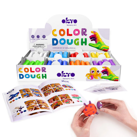 Okto Color Dough  – 96 Packs in 8 Colors