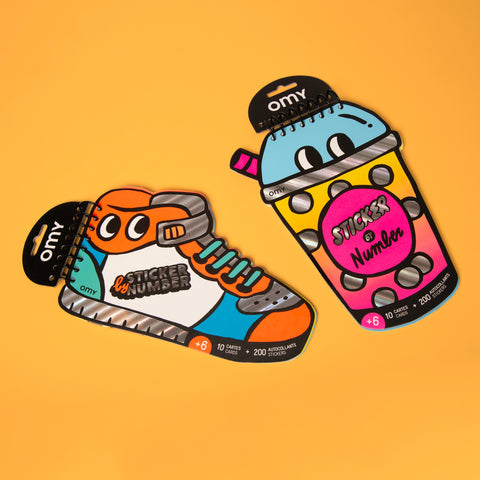 Sticker By Number Book - Sneakers