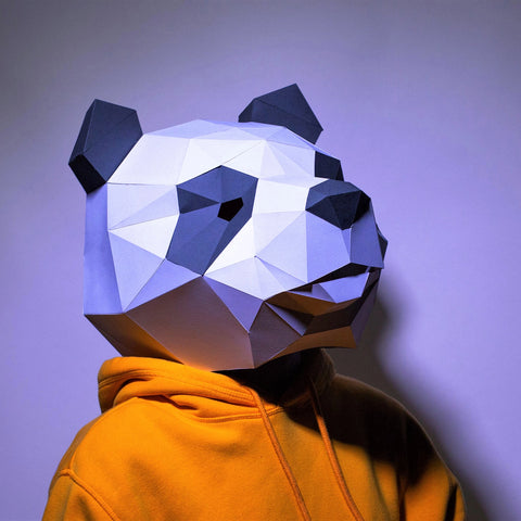 Panda Origami Mask