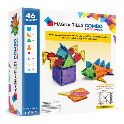 Magna-Tiles® Combo 46pcs Set Micro-Mags