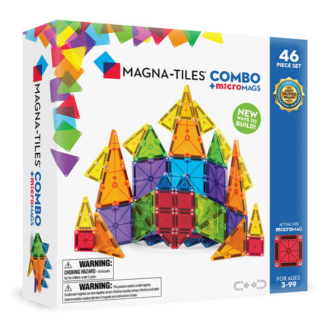 Magna-Tiles® Combo 46pcs Set Micro-Mags