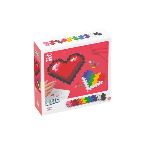 Puzzle By Number - Hearts - 250 Pc