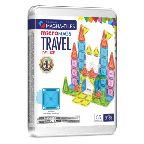 MAGNA-TILES® MicroMAGS Travel Deluxe 55pcs