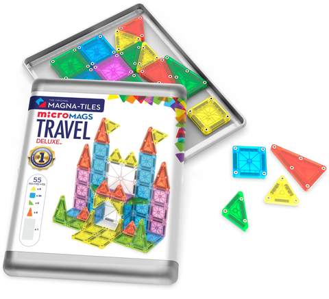 MAGNA-TILES® MicroMAGS Travel Deluxe 55pcs