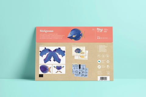 Surgeonfish - Fish 3D Paper Figure