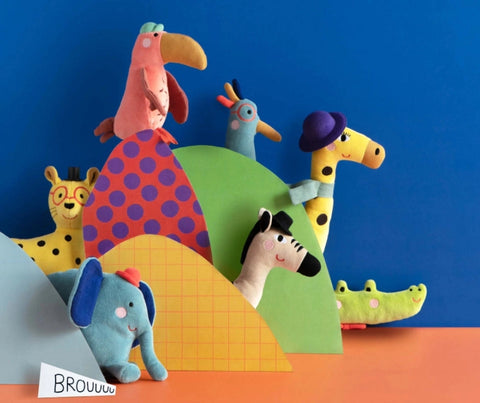 Giraffe Rattle Toupitis Collection