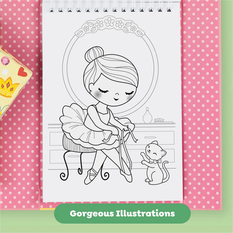 Colouring Set - Ballet