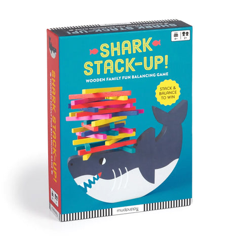 Shark Stack-up! A Wooden Balancing Game