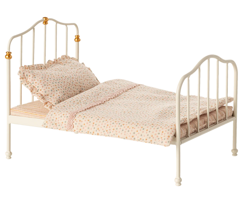Vintage bed, Mouse - Off white