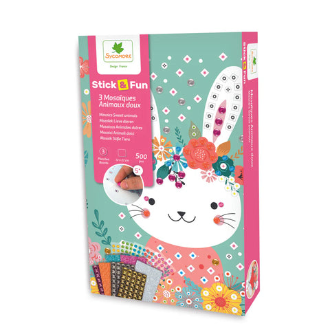 Stick'N Fun -  Mosaics Cuddly Animals