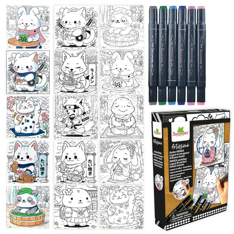 Artissimo - Layout and markers Kawaii animals