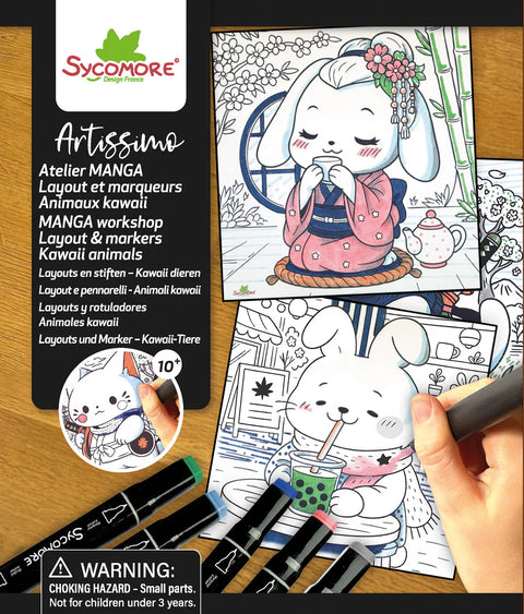 Artissimo - Layout and markers Kawaii animals