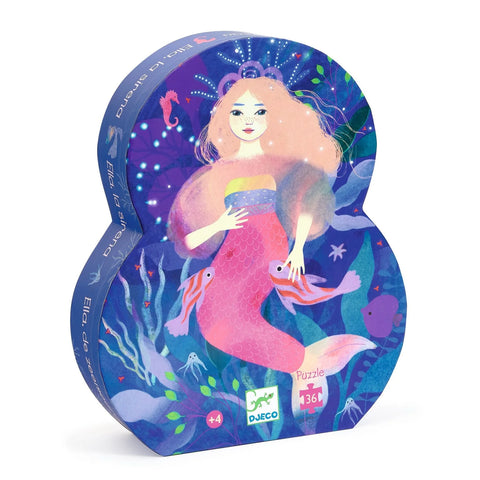 Silhouette Ella the Mermaid 36pc Puzzle