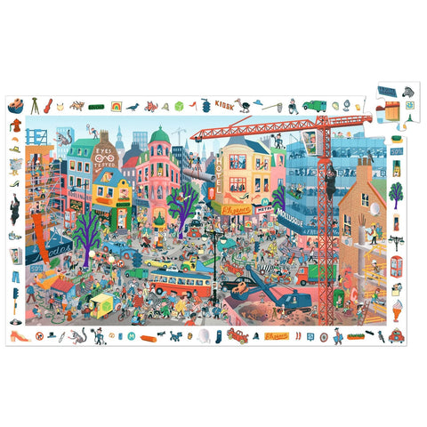 The City 200pc Observation Jigsaw Puzzle + Poster
