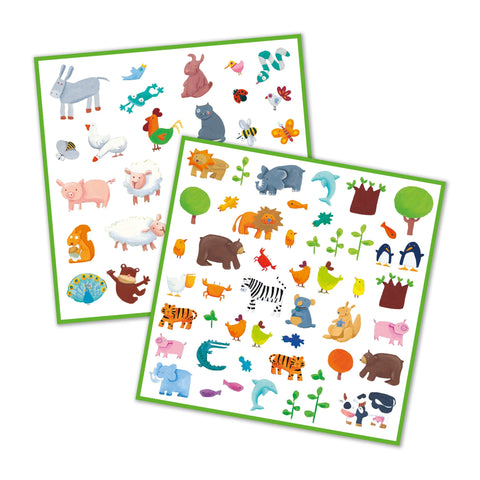 160 Stickers Animals