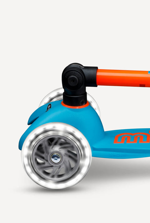 Mini Foldable LED Scooter - Neon Sunset/Aqua