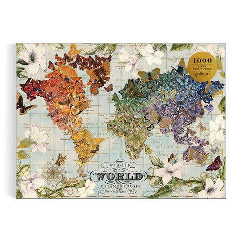 Winged Metamorphosis 1000 Piece Foil Puzzle