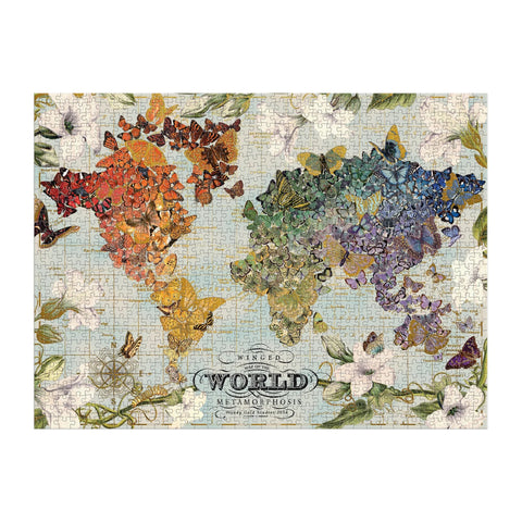 Winged Metamorphosis 1000 Piece Foil Puzzle