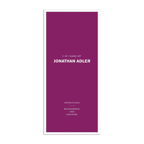 Jonathan Adler 2-in-1 Travel Game Set