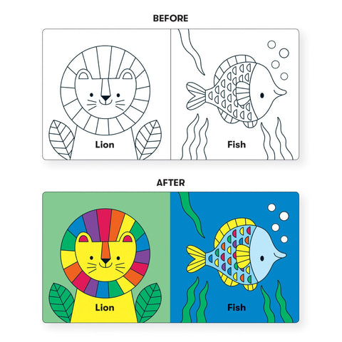 Wild Rainbow Color Magic Bath Book