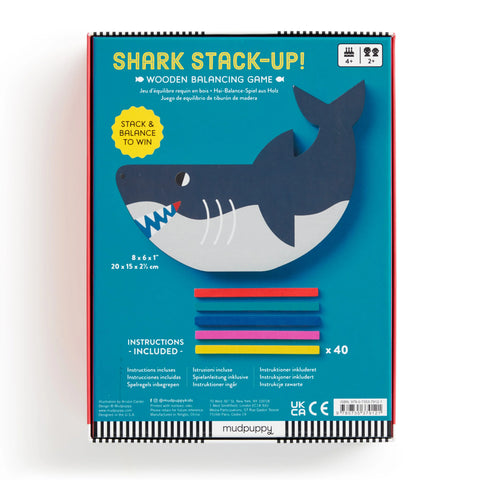 Shark Stack-up! A Wooden Balancing Game