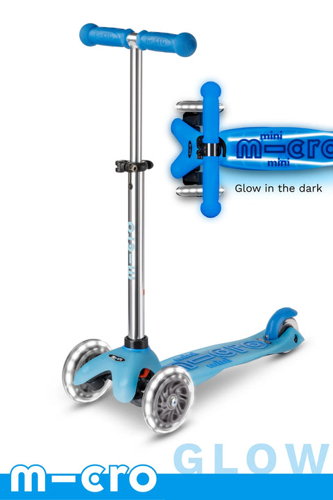 Micro Mini Glow Plus LED Scooter Arctic Blue