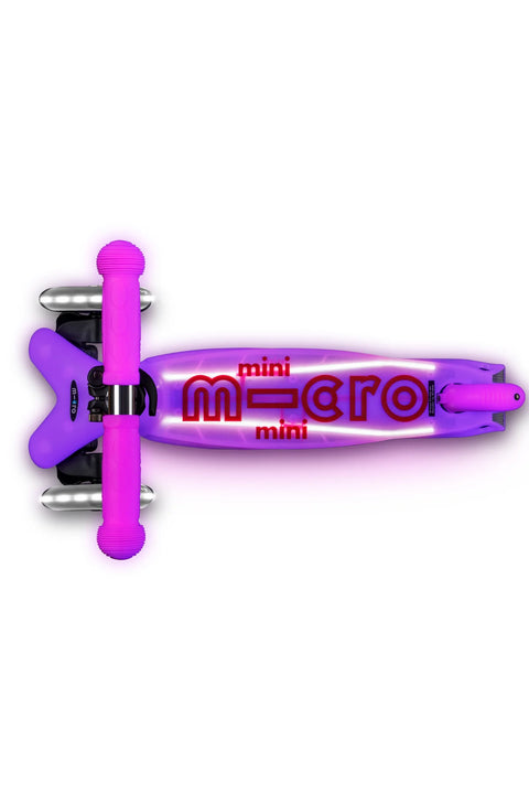 Micro Mini Glow Plus LED Scooter Frosty Pink