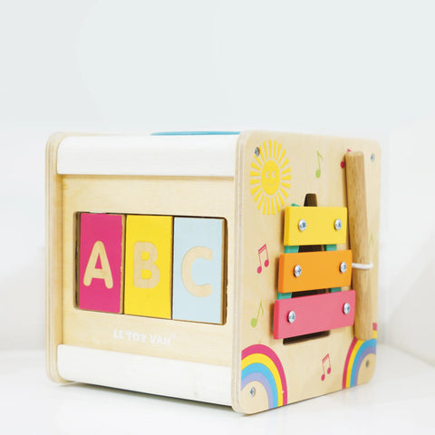 Activity Wooden Cube