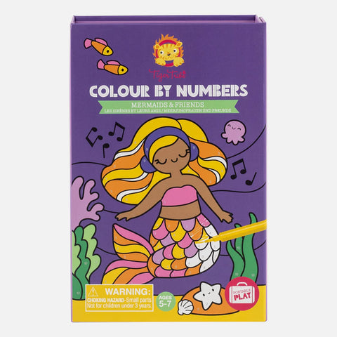 Color By Numbers - Mermaids