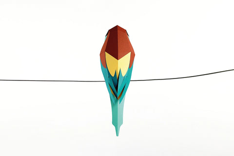 Bee-Eater - Bird 3D Paper Figure