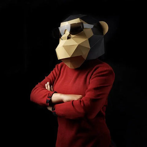 Gorilla Origami Mask