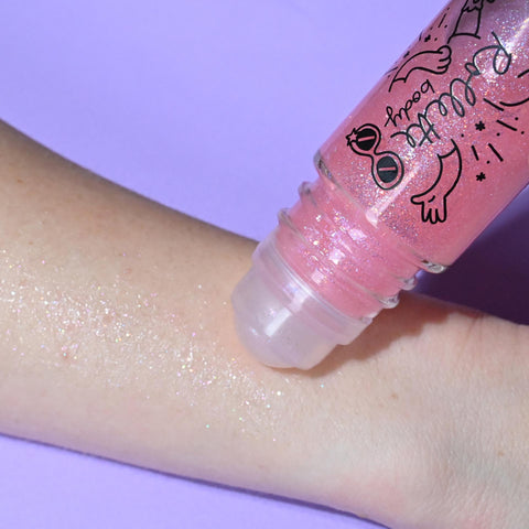 Kids Body Glitter ROLLETTE Raspberry
